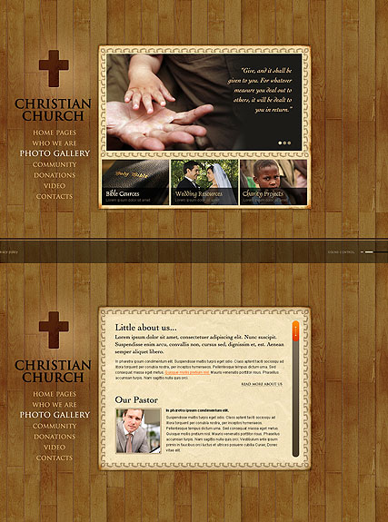 Christian Church HTML5 template ID:300111326