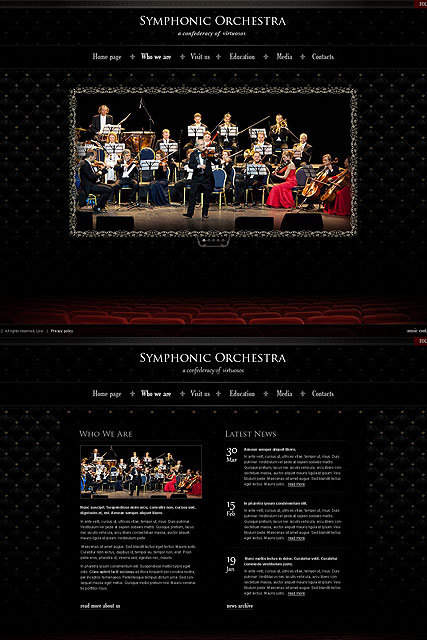 Orchestra HTML5 template ID:300111332