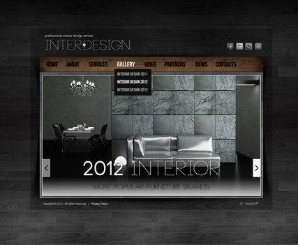 Interior Design HTML5 Gallery Admin ID:300111460