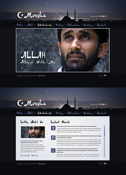 Mosque HTML5 template ID:300111470