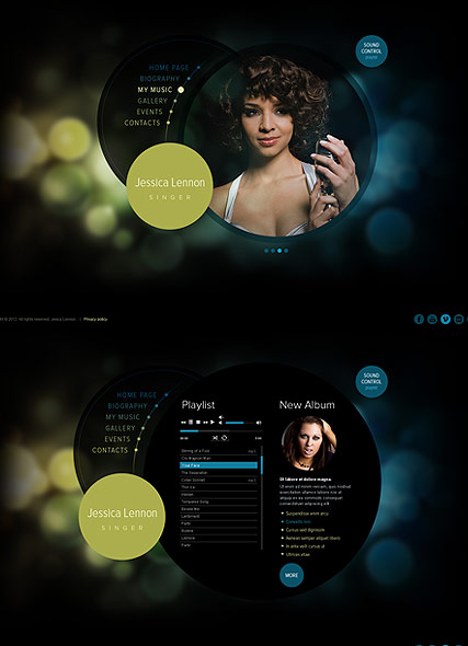 Singer HTML5 template ID:300111476