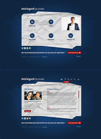 Business Solutions HTML5 template ID:300111552