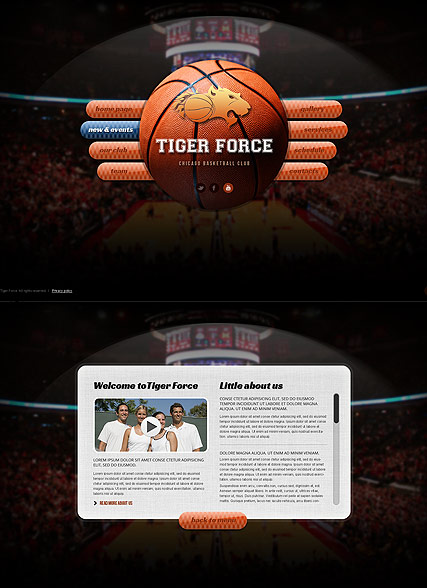 Basketball Game HTML5 template ID:300111601