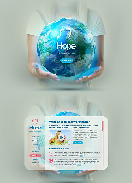 World Charity HTML5 template ID:300111603
