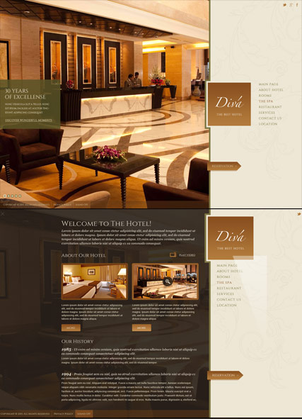 Hotel HTML5 template ID:300111814