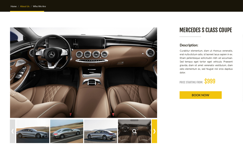 Rent a Car HTML Bootstrap template ID:300111914 Slide 2