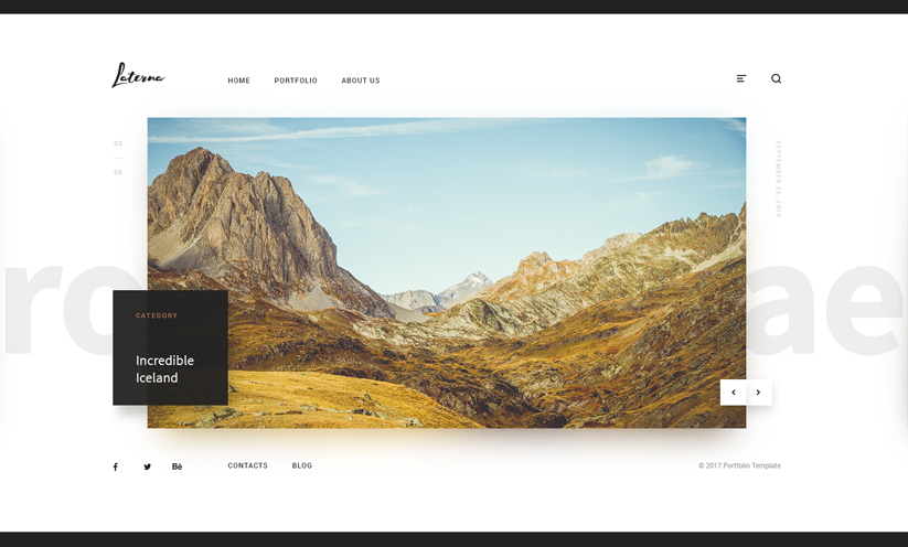 Photographer Bootstrap template ID:300111927