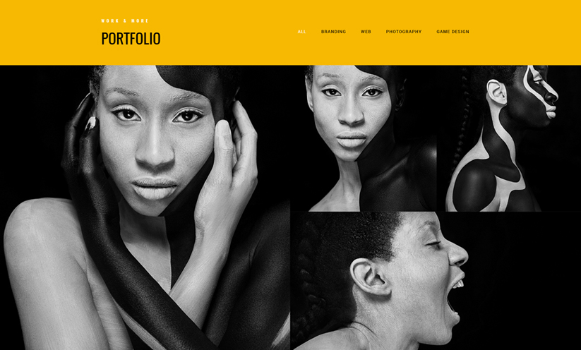 Photography bootstrap 4 Bootstrap template ID:300111945 Slide 2