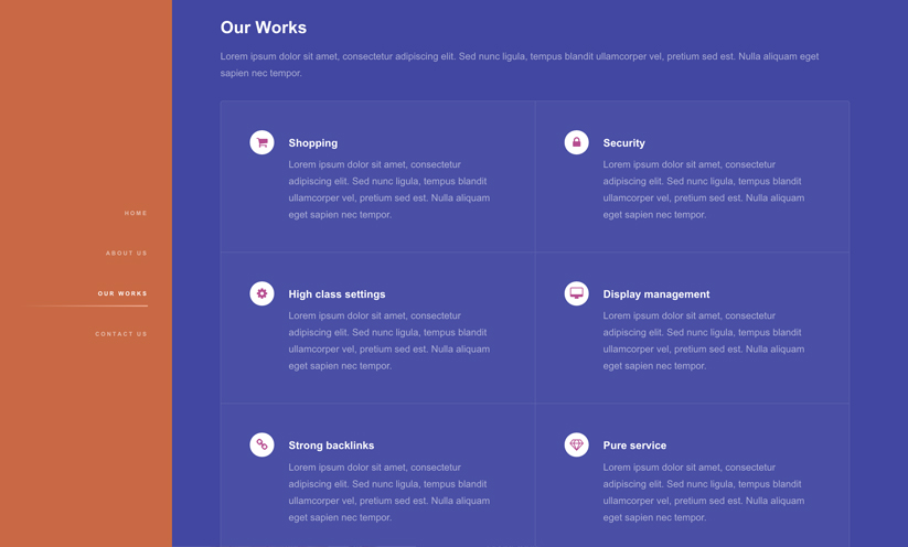 Pure Portfolio free theme Free Bootstrap template ID:32 Slide 2