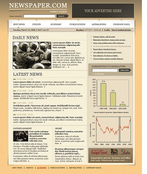 Newspaper templates, bootstrap website templates