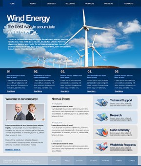 Wind Energy HTML template ID: 300110764