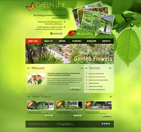 Landscape Design HTML template ID: 300110978