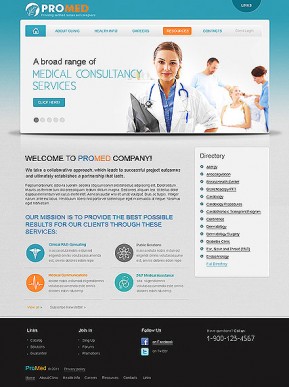 Pro Medical HTML template ID: 300111227