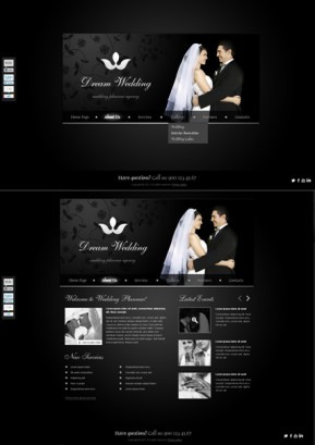 Wedding Planner HTML5 template ID: 300111294