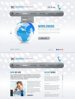 Business Co. HTML5 template ID: 300111344