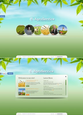 Agro Service HTML5 template ID: 300111366