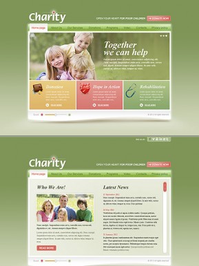 Children Charity HTML5 template ID: 300111400