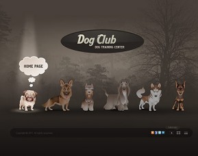 Dog Club HTML5 template ID: 300111408