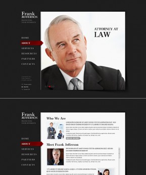 Private Lawyer HTML5 template ID: 300111438