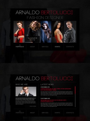 Fashion Designer HTML5 template ID: 300111464