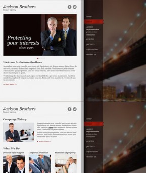 Private Lawyer HTML5 template ID: 300111521