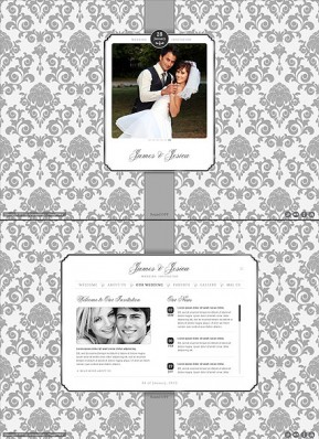 Wedding Invitation HTML5 template ID: 300111573
