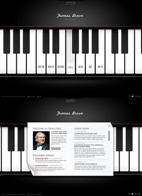 The Pianist HTML5 template ID: 300111608