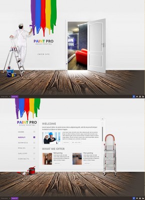 House Painter HTML5 template ID: 300111619