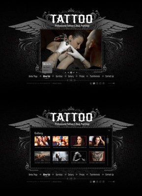Tattoo HTML5 template ID: 300111630