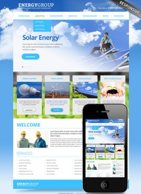 Solar energy v3.0 Joomla template ID: 300111673