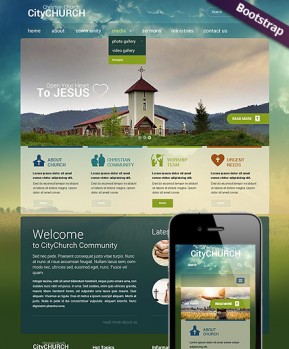 Church Bootstrap template ID: 300111698