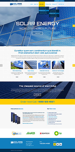 Solar Energy HTML Bootstrap template ID: 300111856