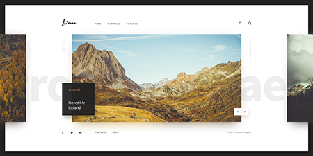 Photographer Bootstrap template ID: 300111927