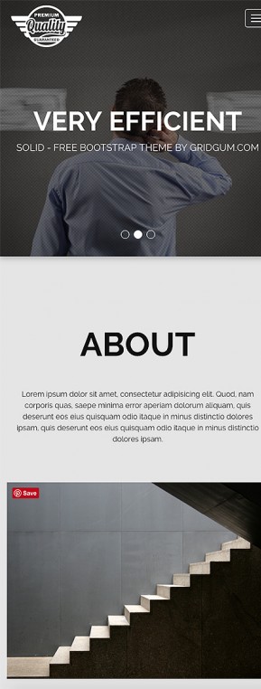 Solid - Free theme Free Bootstrap template ID: 34