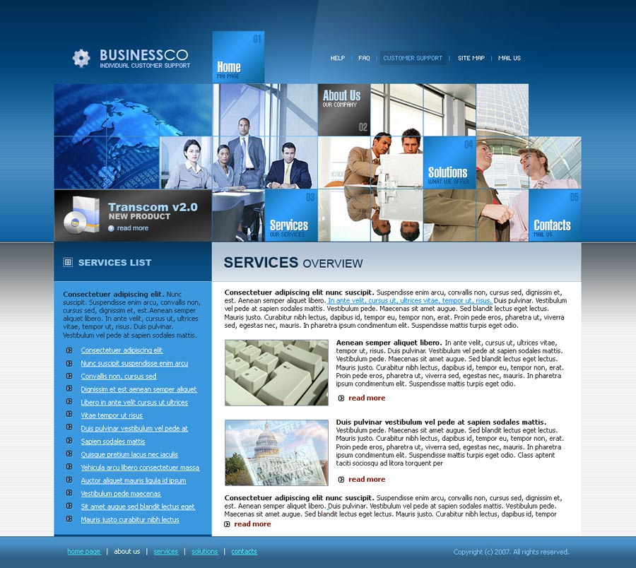 Business co website template ID: 300110052